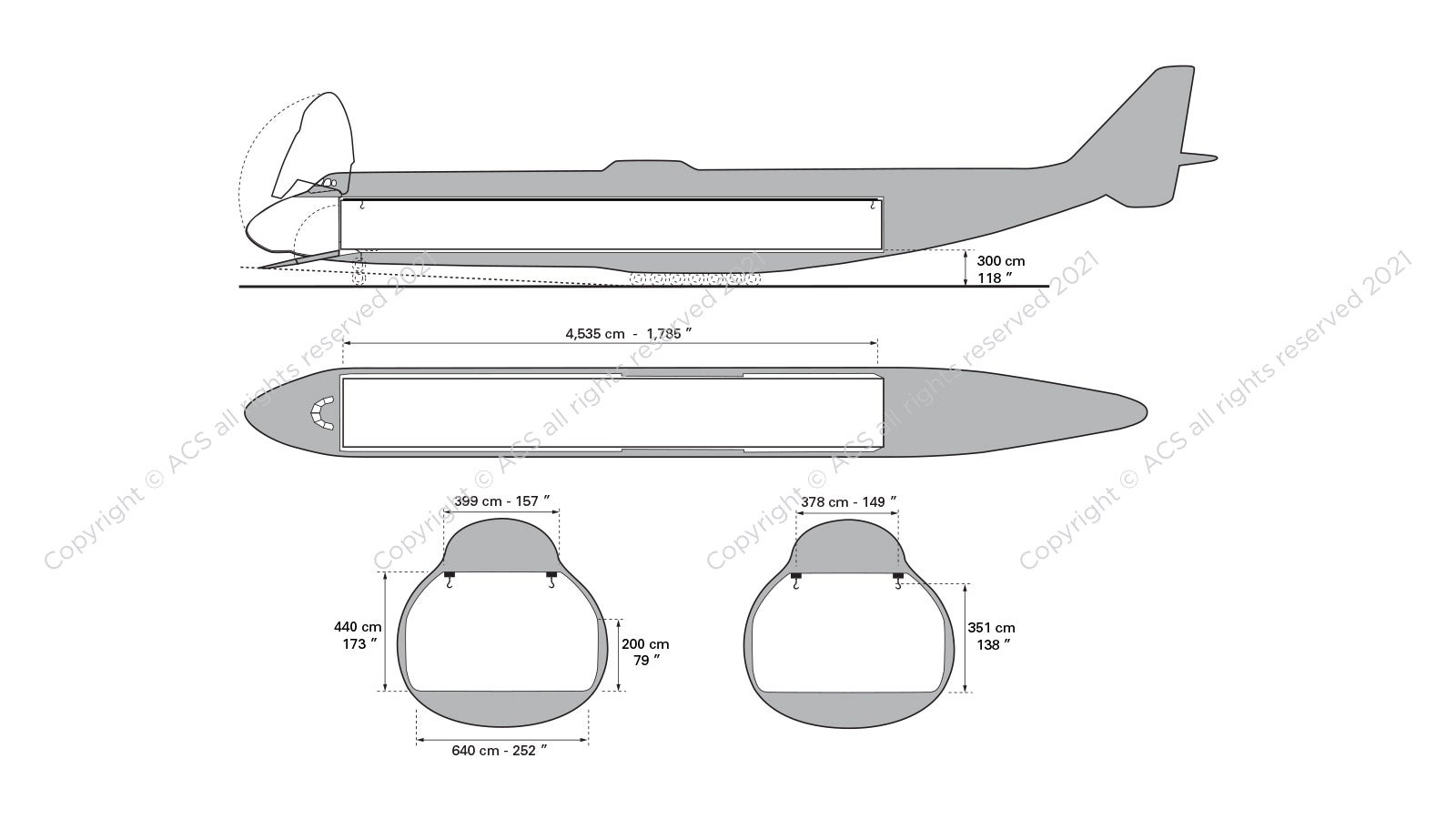 Antonov AN-225 Aircraft Layout