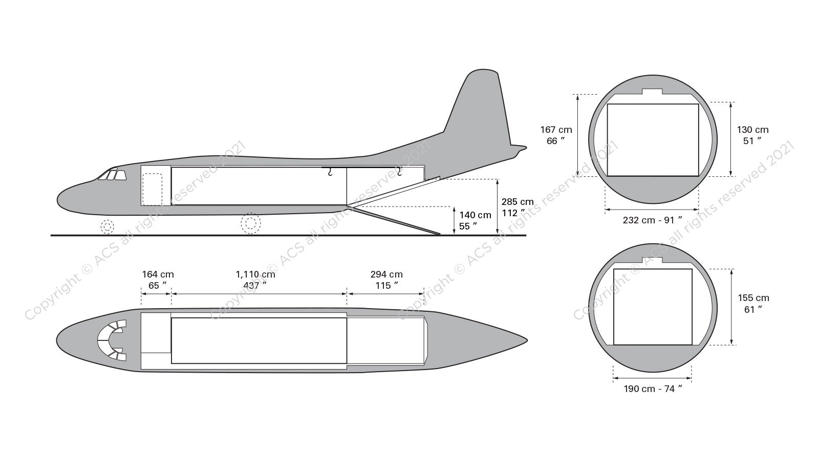 Antonov AN-26 Aircraft Layout