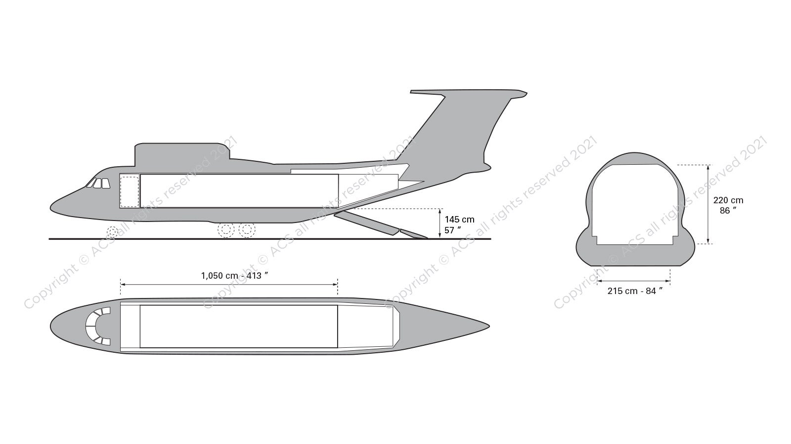 Antonov AN-74 Aircraft Layout