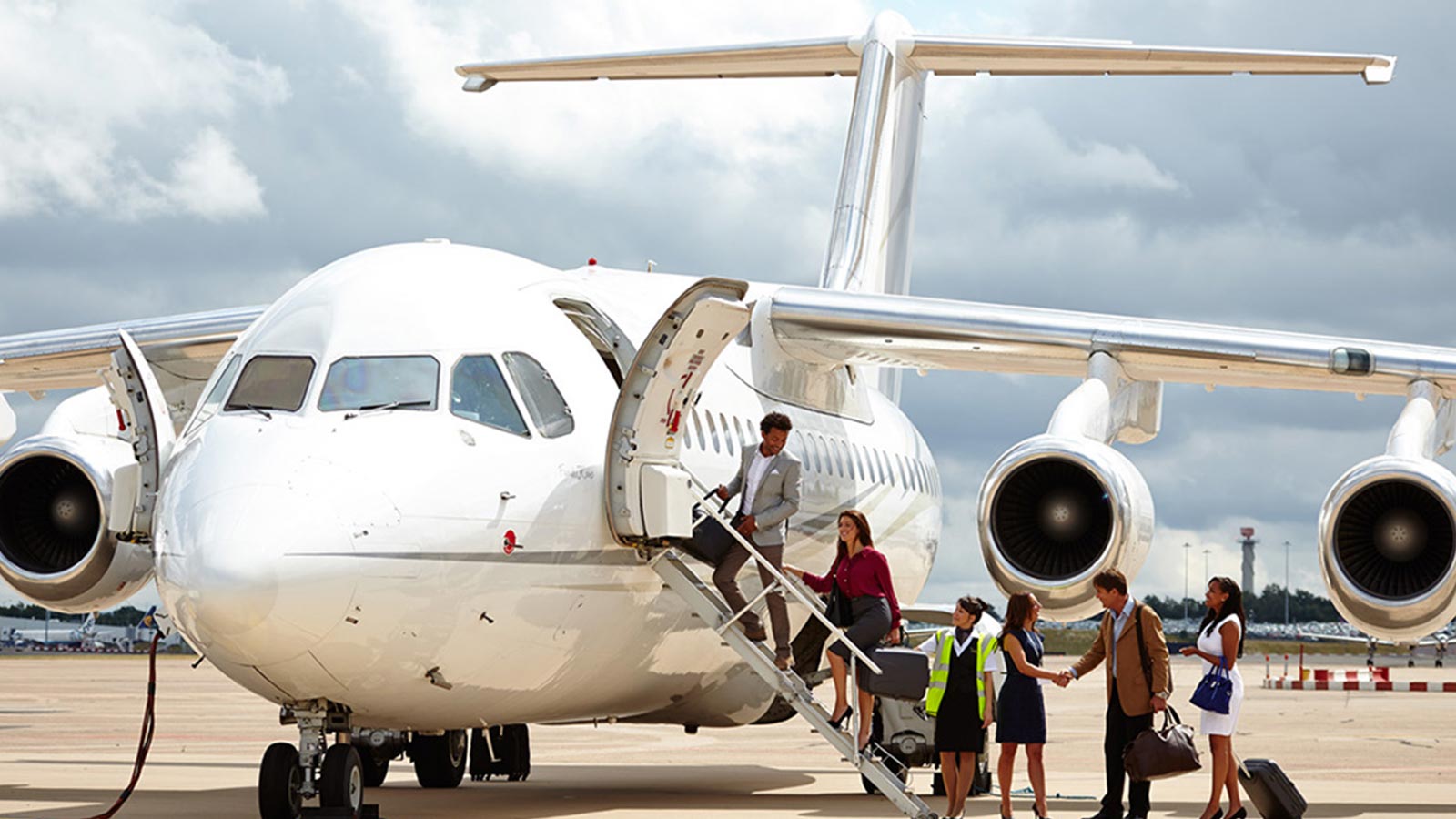 Interior of BAE 146 AVRO RJ