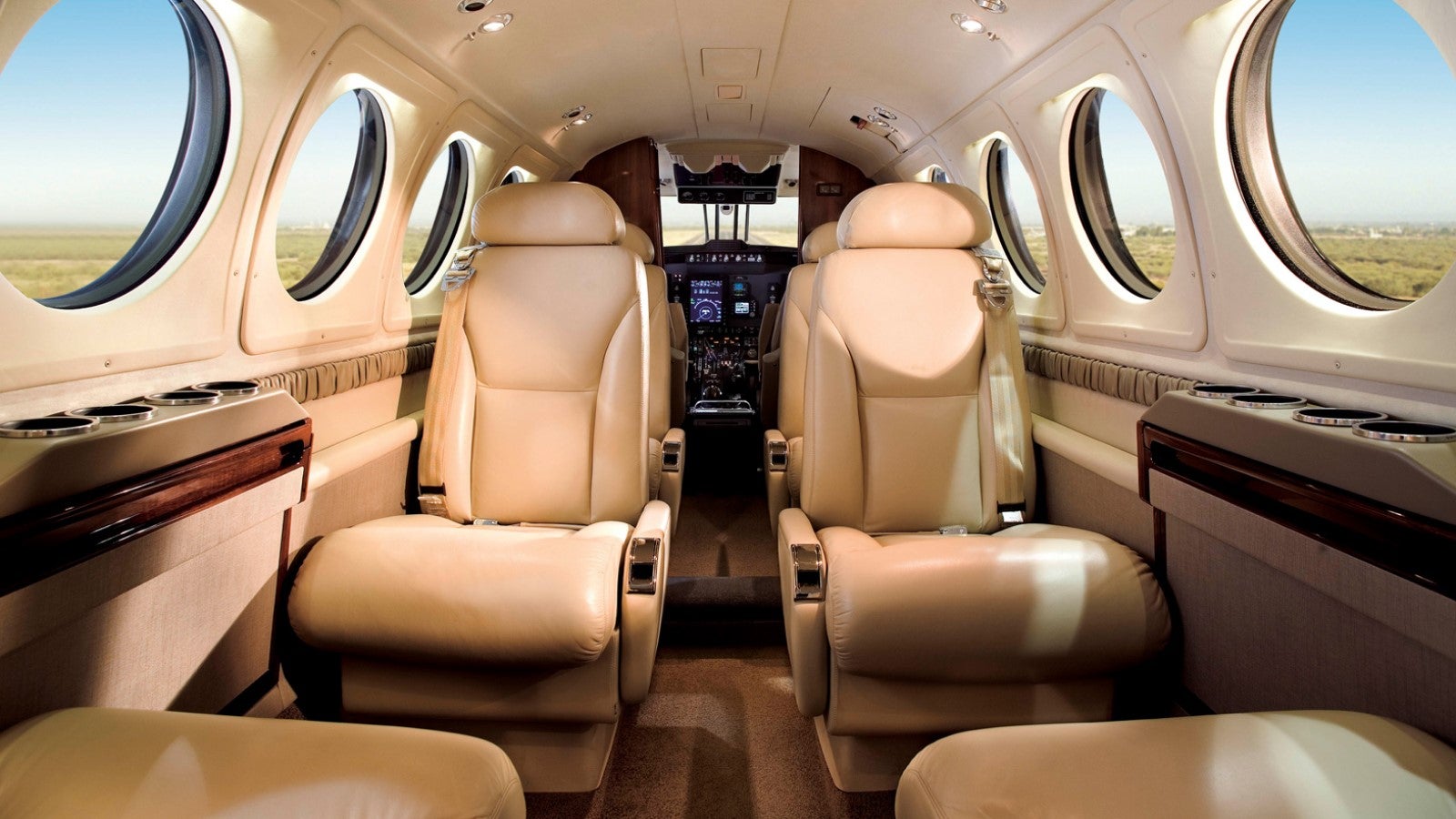 Beechcraft King Air 250 Interior