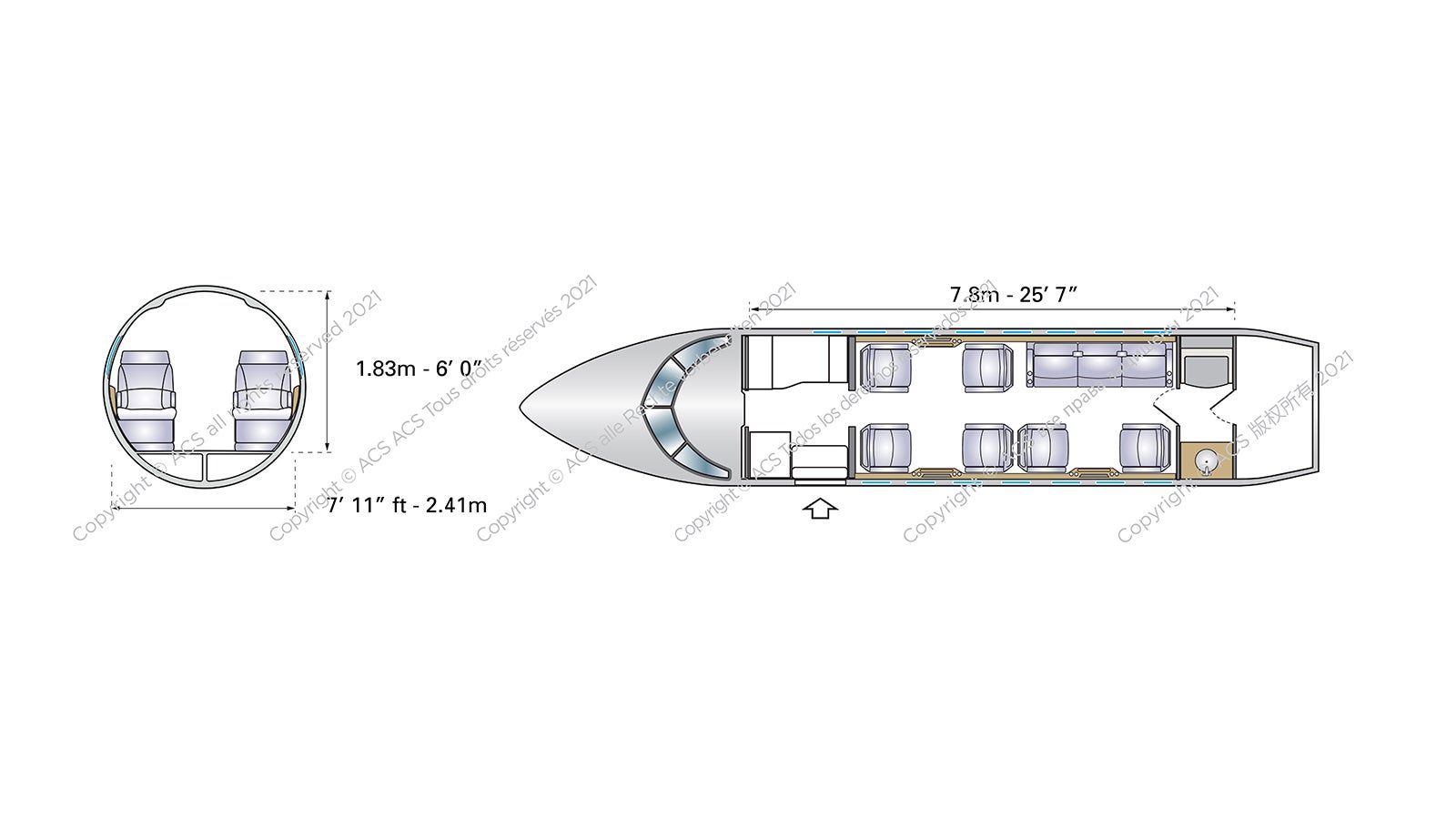 Bombardier Challenger 650 Configuration
