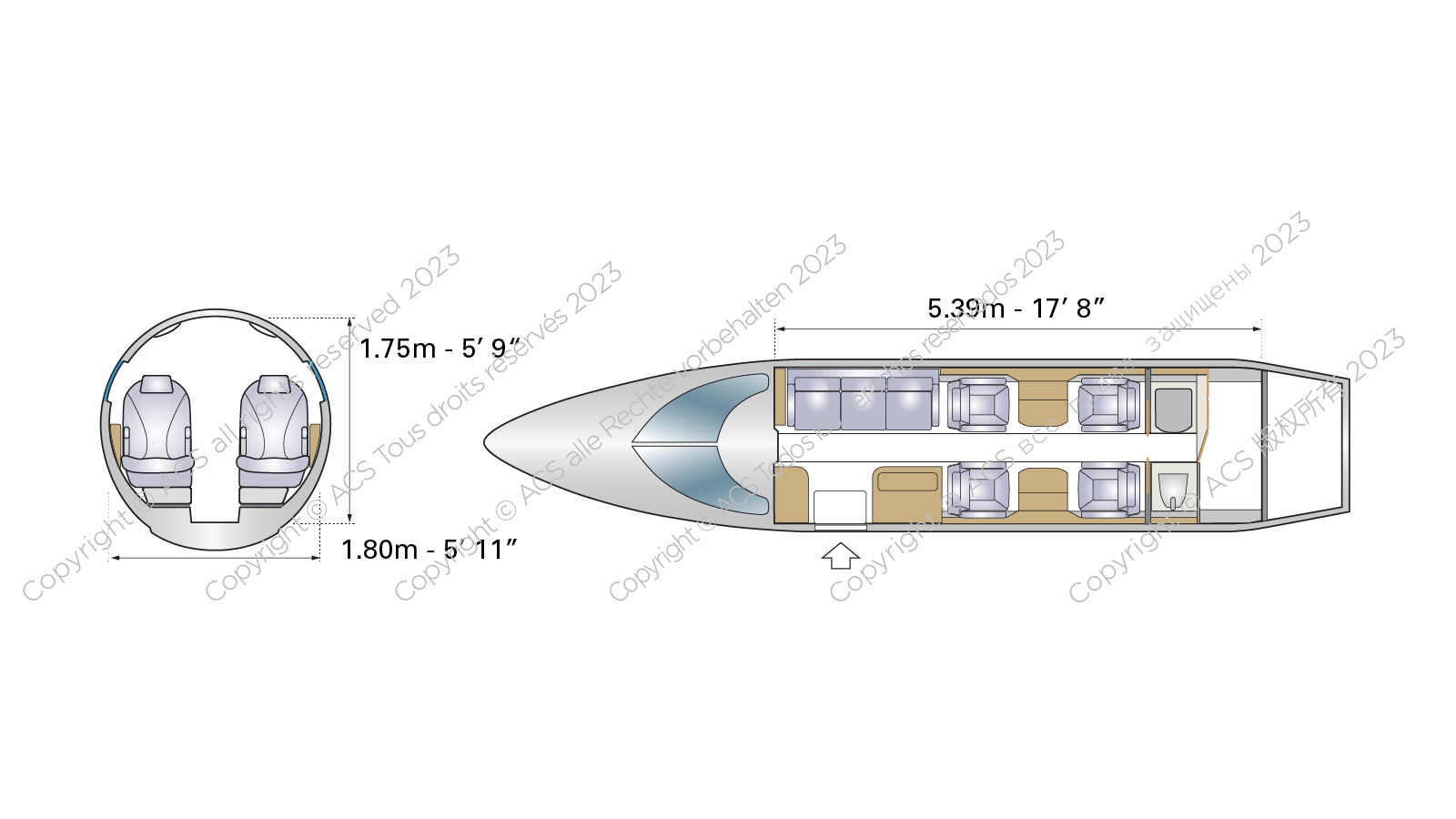 Bombardier Learjet 60 Configuration