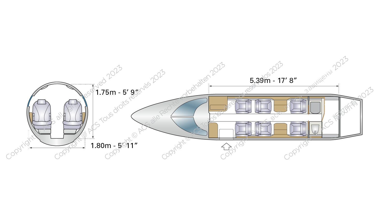 Bombardier Learjet 60 Configuration