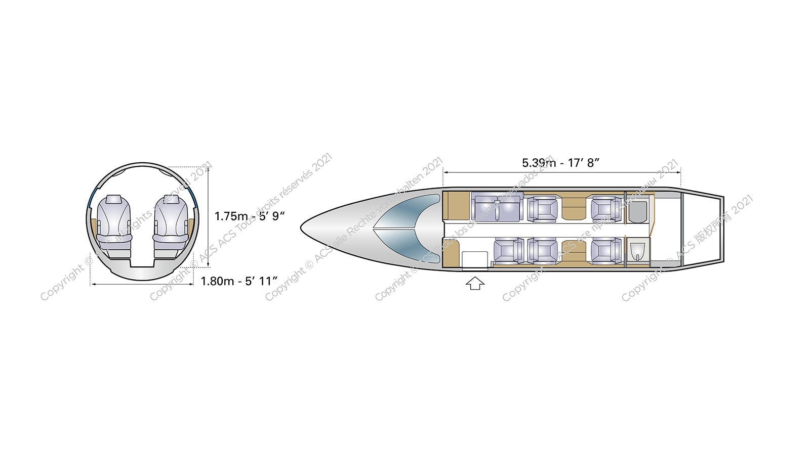 Bombardier Learjet 60 Configuration