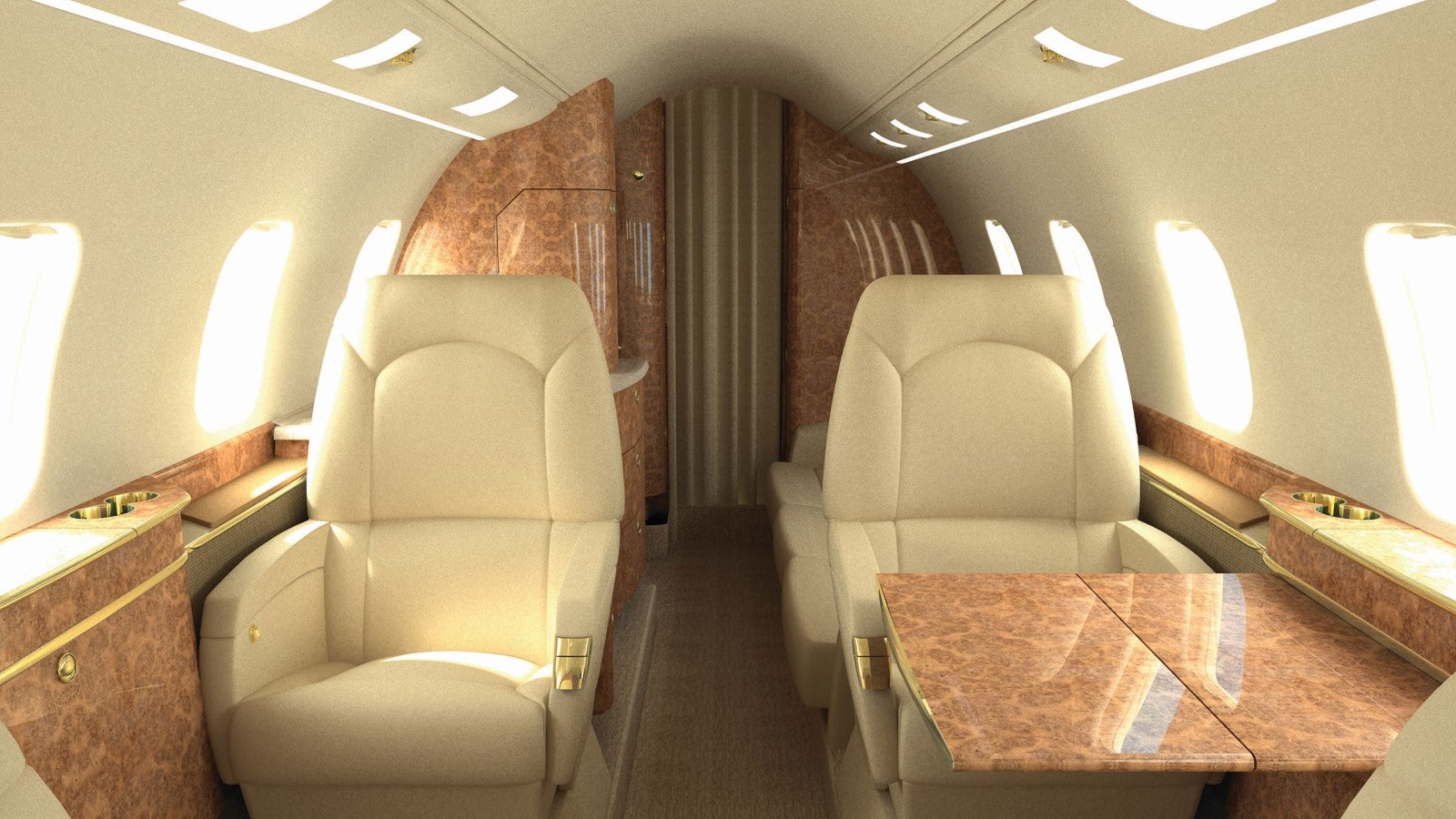 Bombardier Learjet 60 Interior