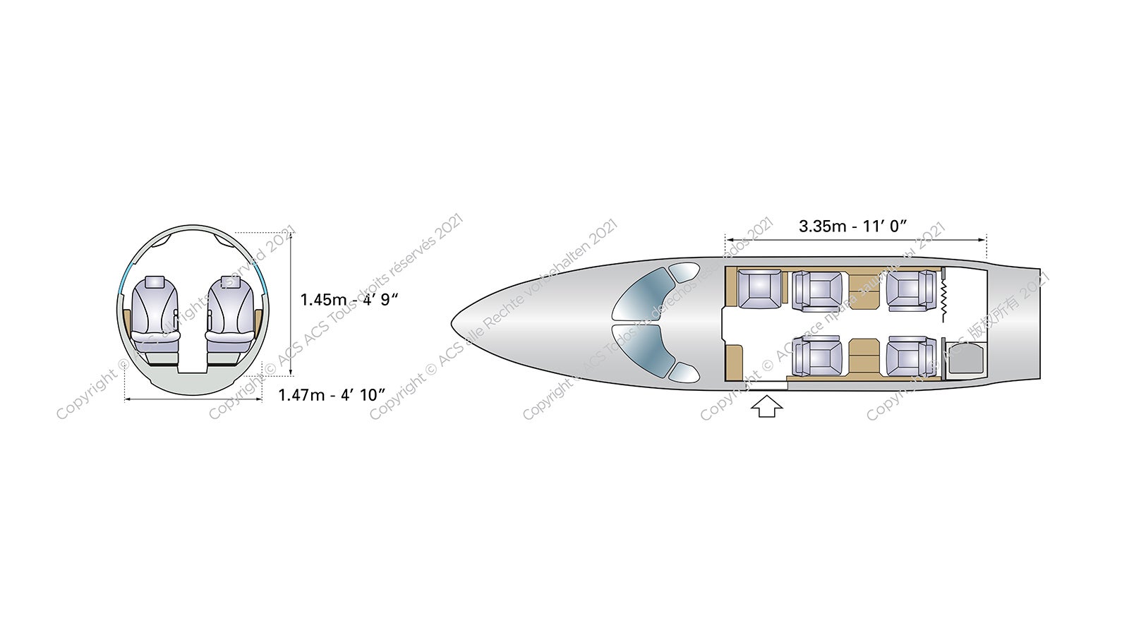 Cessna Citation CJ1 And CJ1 Plus Configuration