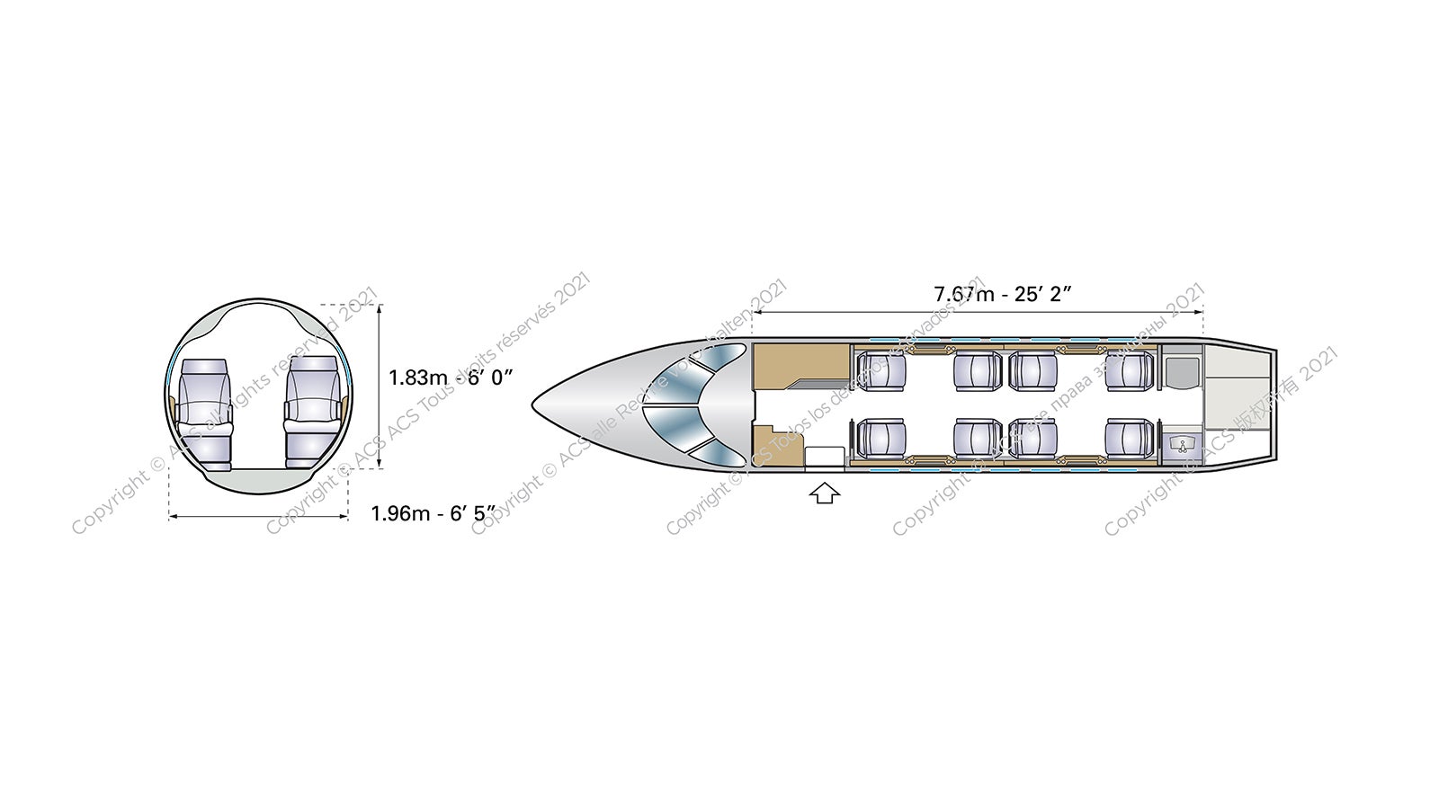 Cessna Citation Longitude Configuration
