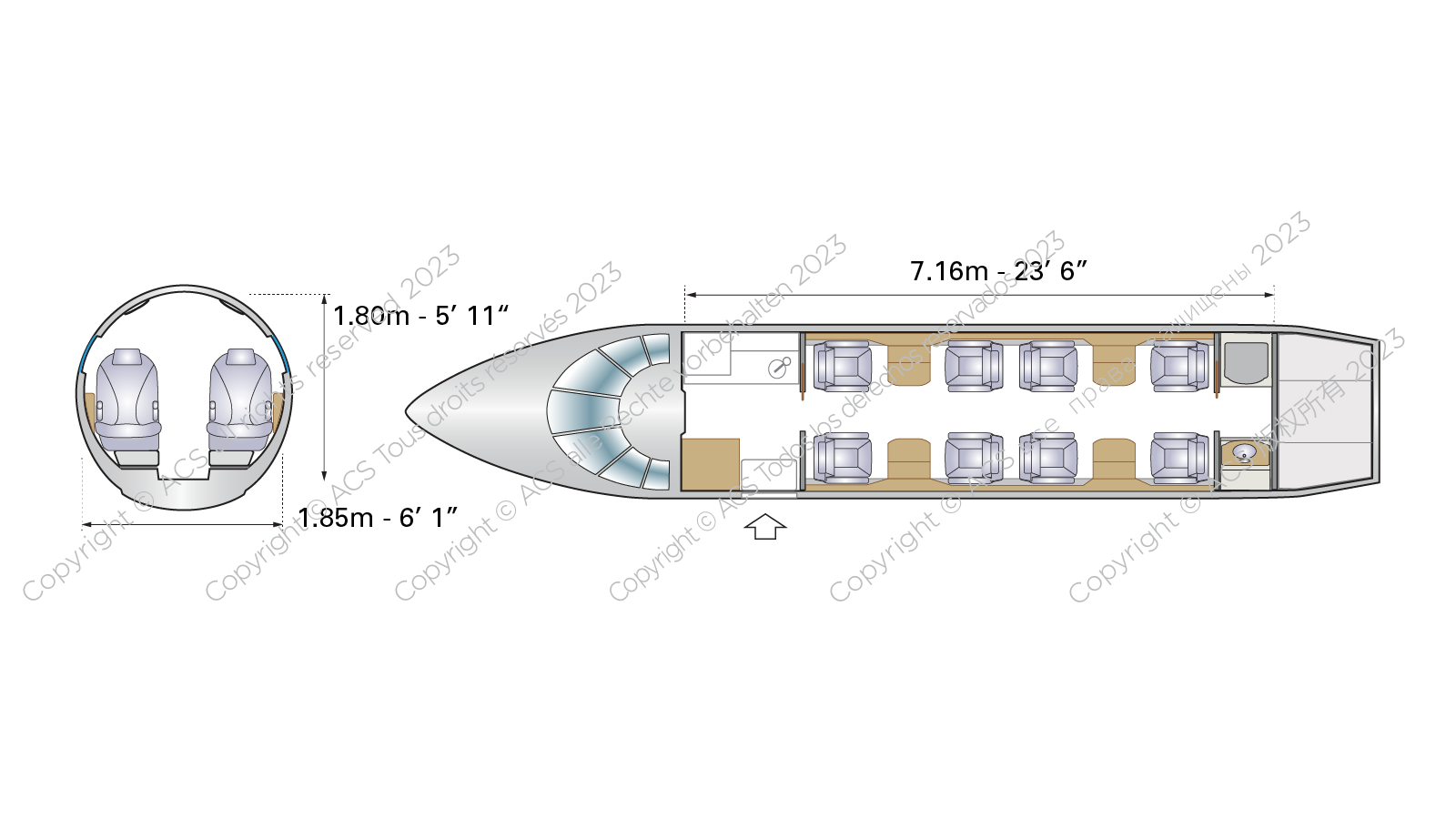 Dassault Falcon 50 50EX Configuration