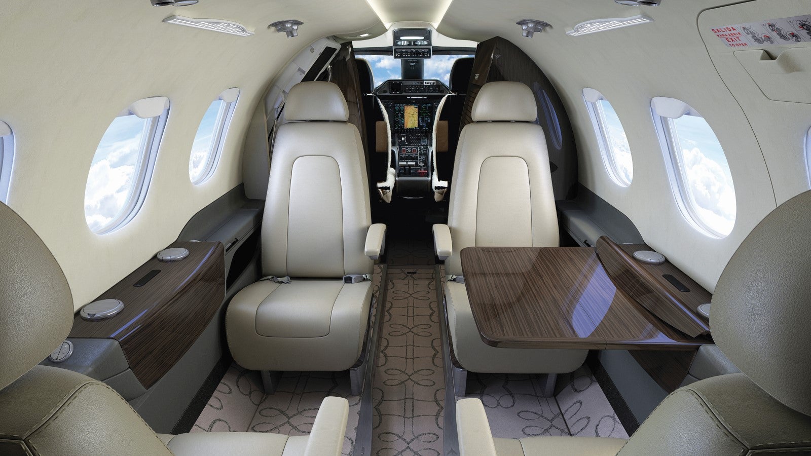 Embraer Phenom 100 Interior