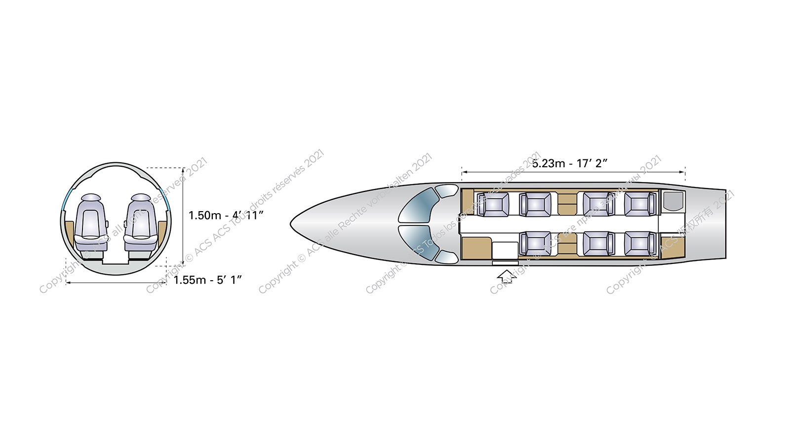 Embraer Phenom 300 Configuration