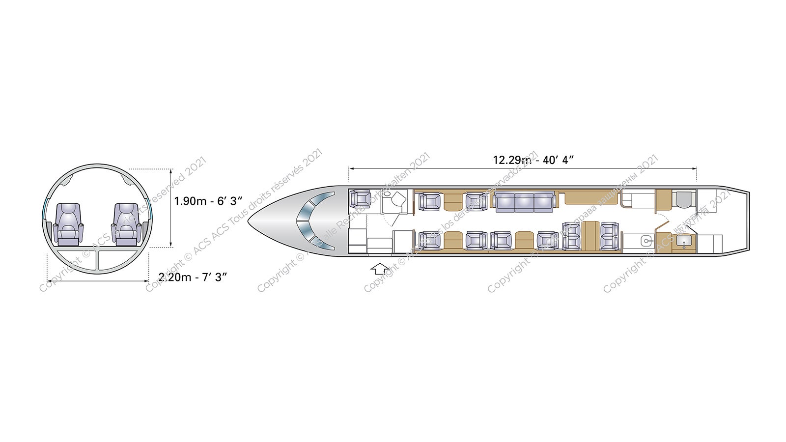 Gulfstream GIV-SP Configuration
